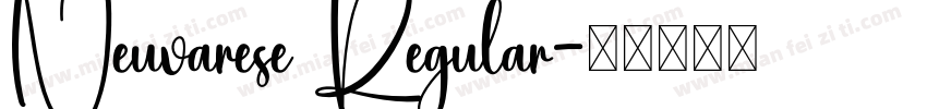 Neuvarese Regular字体转换